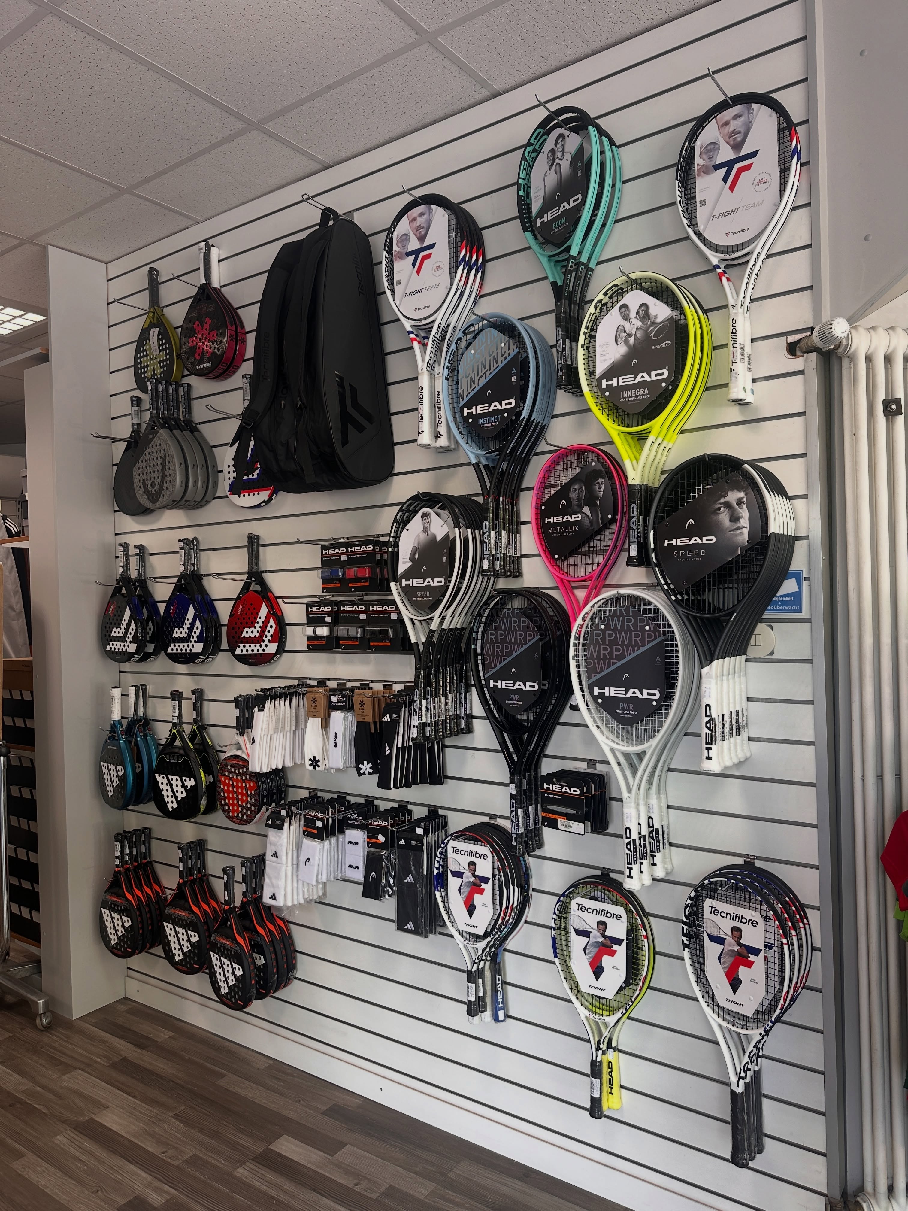 Tennis & Padel Sortiment